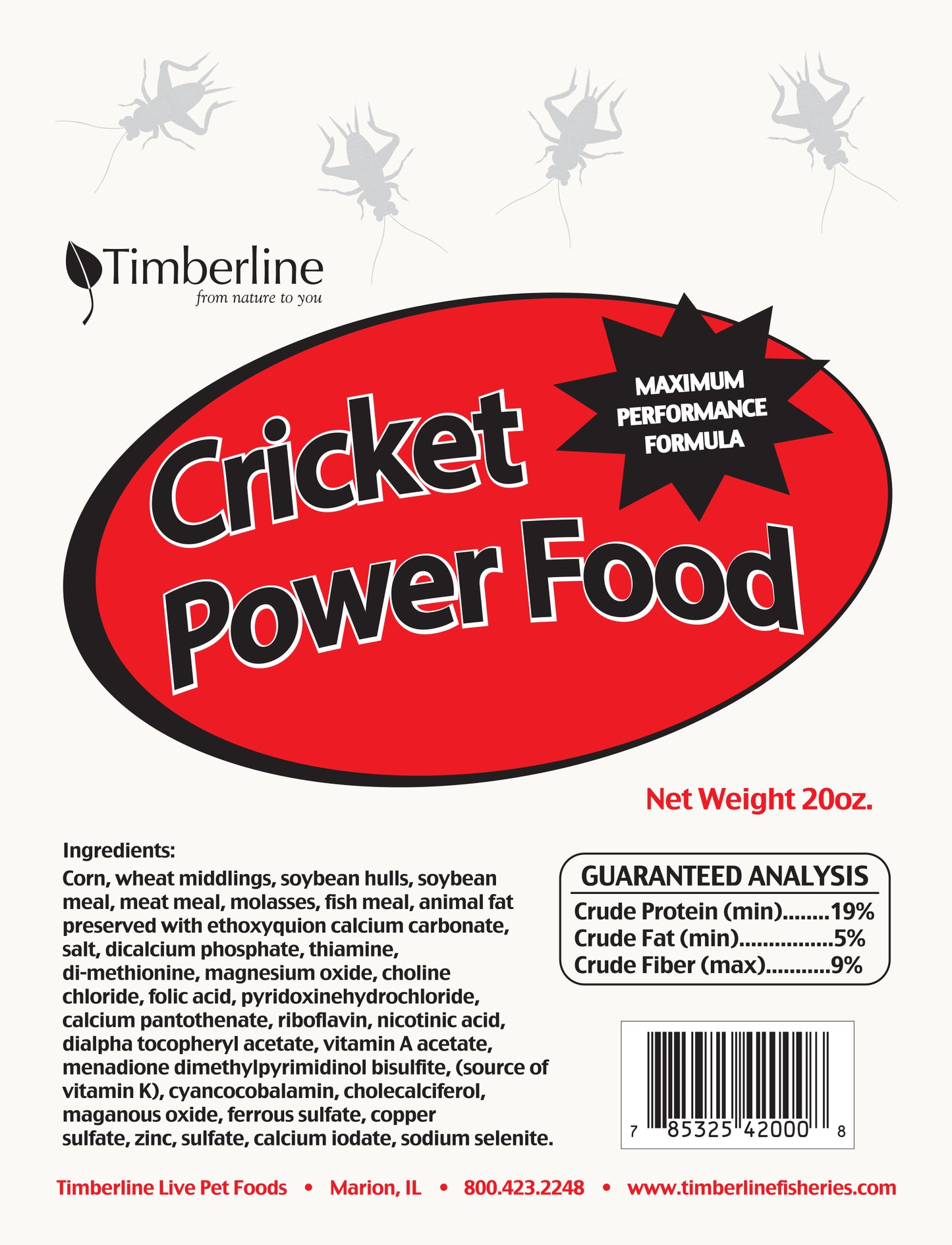 Cricket Power Food