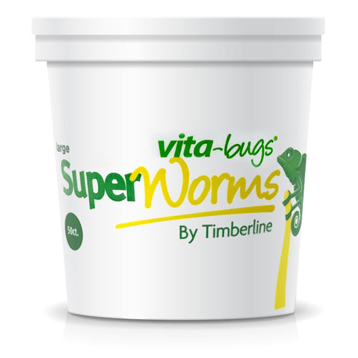 50ct Vita-Bug Large Superworms Cup